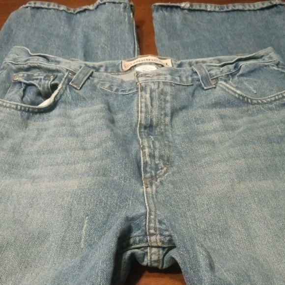 Bullhead Straight Distressed Denim Jean's Size 36
